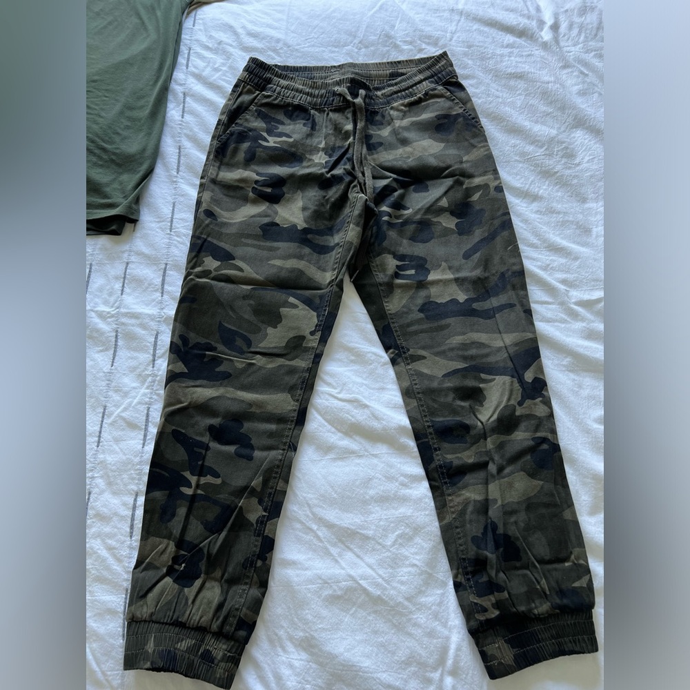 Nameless Olive Camouflage Trousers